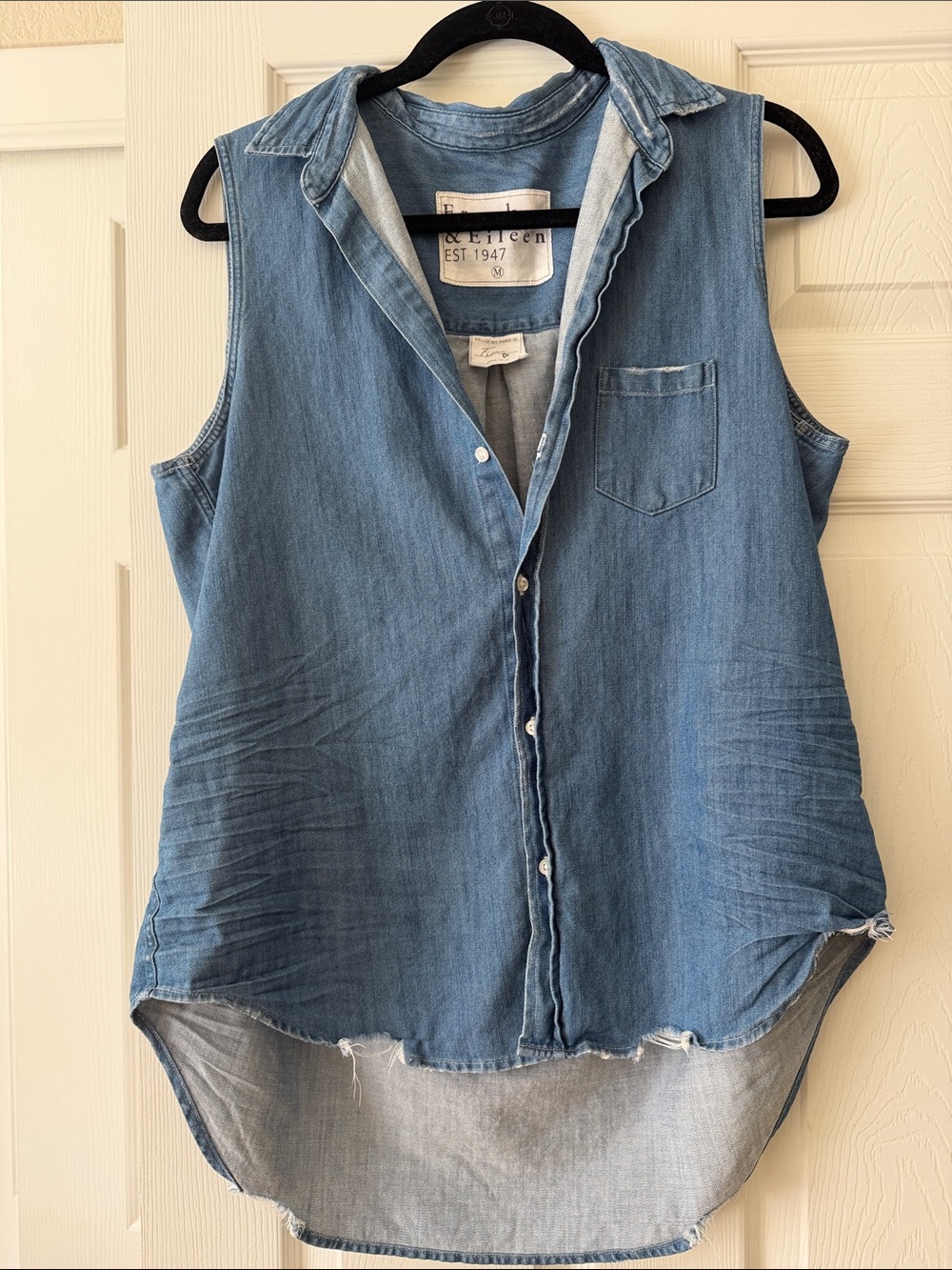 Frank & Eileen Cotton Denim FIONA Button-Front Shirt